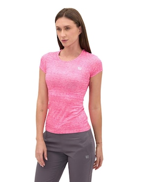 Playera deportiva para entrenamiento Wilson de mujer