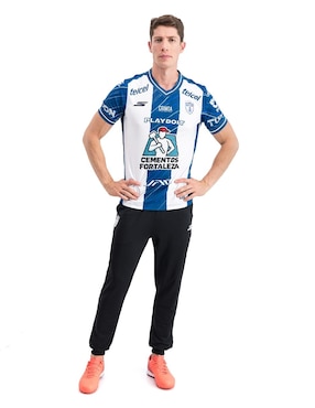 Jersey de Club de Fútbol Pachuca manga corta Skechers para hombre