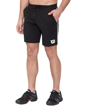 Short con bolsillos Wilson para entrenamiento hombre