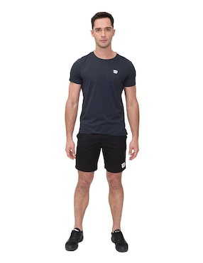 Short con bolsillos Wilson para entrenamiento hombre