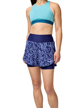 Short con malla Brooks para correr mujer