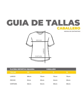Playera deportiva para entrenamiento Squadra de hombre