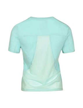 Playera manga corta Reebok Wor Run Speedwick cuello redondo para mujer
