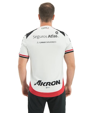 Jersey de Atlas Fútbol Club visitante manga corta Charly para hombre