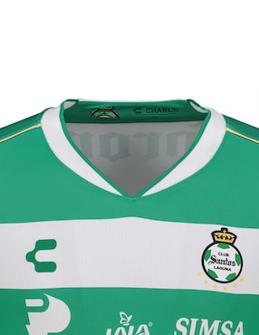 Jersey de  Club Santos Laguna local manga corta Charly  para hombre