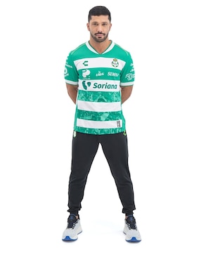 Jersey de  Club Santos Laguna local manga corta Charly  para hombre