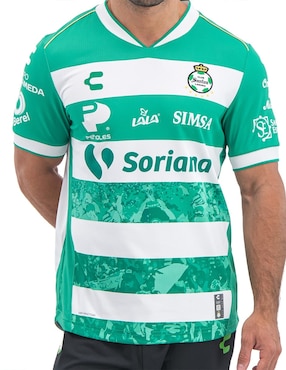 Jersey de  Club Santos Laguna local manga corta Charly  para hombre