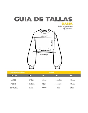 Sudadera Squadra Básico para mujer