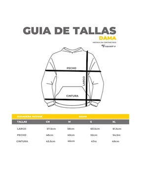 Sudadera Squadra Básico con capucha para mujer
