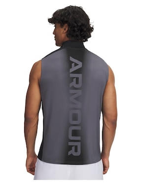 Playera deportiva para entrenamiento Under Armour UA HG Wordmark SL de hombre