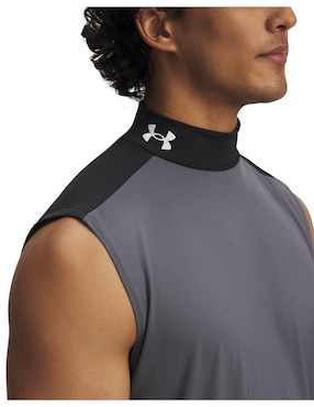 Playera deportiva para entrenamiento Under Armour UA HG Wordmark SL de hombre