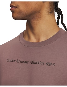 Playera deportiva para entrenamiento Under Armour UA HWT RUNNING SHOE OS SS de hombre