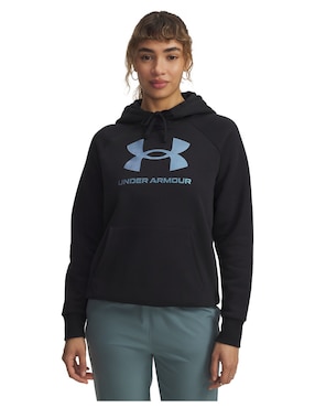 Sudadera Under Armour Ua Rival Flc Shimmer Hdy con capucha para mujer