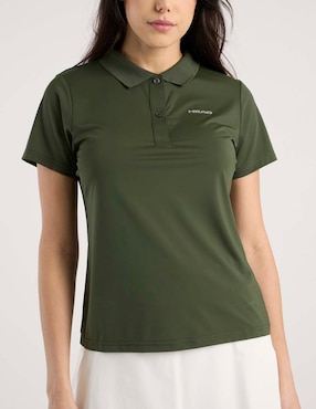 Playera tipo polo Head para mujer
