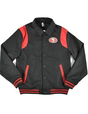 Chamarra impermeable casual New Era San Francisco 49ers para hombre