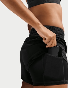 Short con bolsillos W Nike One Dri-FIT Mid 3in 2n1 Short Dx6011 para entrenamiento hombre