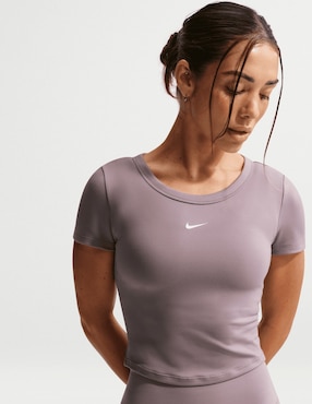 Playera deportiva para entrenamiento Nike One Fitted de mujer