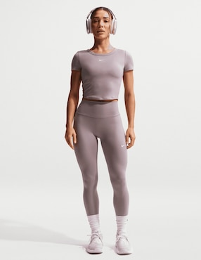 Playera deportiva para entrenamiento Nike One Fitted de mujer