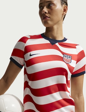 Jersey de Selección de fútbol de los Estados Unidos local manga corta Mundial Nike fan para mujer