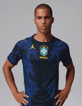 Jersey de Selección de fútbol de Brasil Mundial visitante jugador Nike para hombre