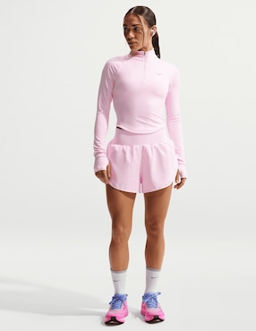 Short con bolsillos Nike Flow Swoosh para correr mujer