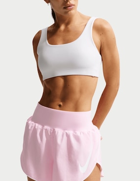 Short con bolsillos Nike Flow Swoosh para correr mujer
