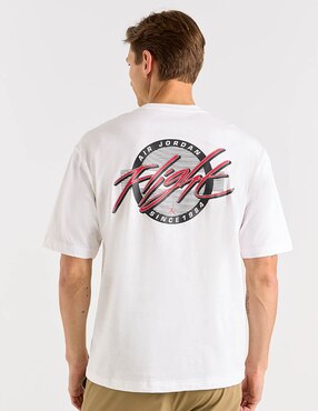 Playera deportiva para básquetbol Nike M J Flt Ss Crew If306 de hombre