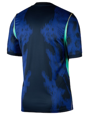 Jersey de Selección de Fútbol de Brasil visitante manga corta Mundial Nike fan para hombre