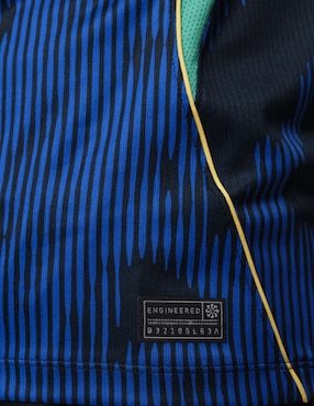 Jersey de Selección de Fútbol de Brasil visitante manga corta Mundial Nike fan para hombre