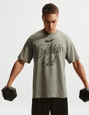 Playera deportiva para entrenamiento Nike M NK TEE LSE NAC SCRIPT IH195 de hombre