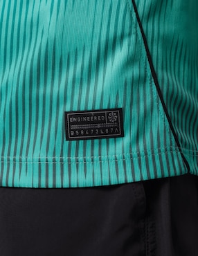 Jersey de selección de fútbol de Brasil local de manga corta Mundial Nike fan para hombre