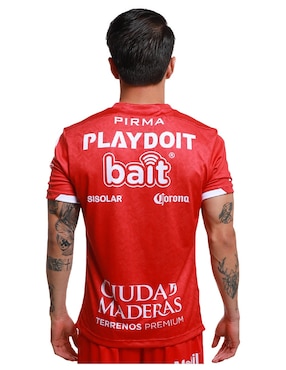 Jersey de Club Necaxa visitante manga corta Pirma para hombre
