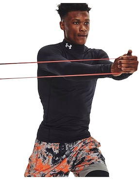 Playera deportiva para entrenamiento Under Armour UA CG Armour Comp Mock de hombre