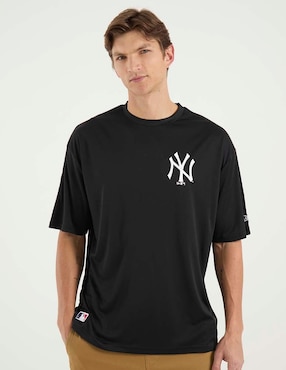 Playera deportiva para béisbol New Era MLB ESSENTIALS New York Yankees de hombre