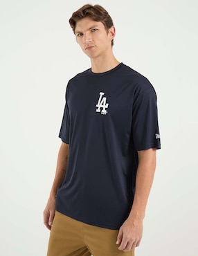 Playera deportiva para béisbol New Era Mlb Essentials Los Angeles Dodgers de hombre