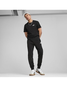 Playera deportiva casual Puma Essentials Small Logo de hombre