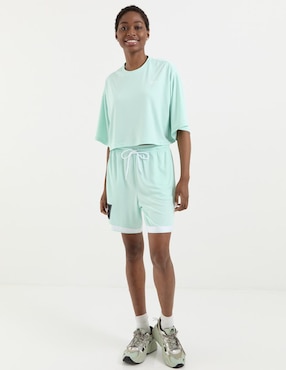 Short con bolsillos Reebok para entrenamiento mujer