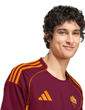 Jersey de A.S Roma local manga corta Adidas para hombre