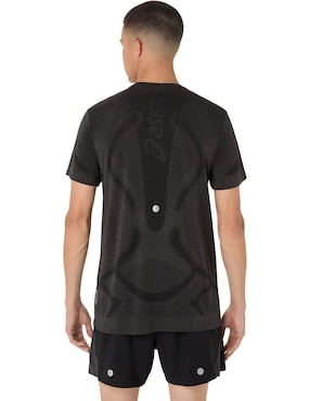 Playera deportiva para correr Asics Road Seamless SS TOP de hombre