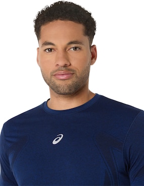 Playera deportiva para correr Asics Road Seamless SS Top de hombre