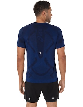 Playera deportiva para correr Asics Road Seamless SS Top de hombre