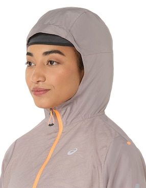 Chamarra impermeable para trail Asics Trail running para mujer