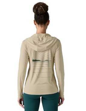 Playera deportiva outdoor Patagonia Cap Cool Daily Graphic de mujer