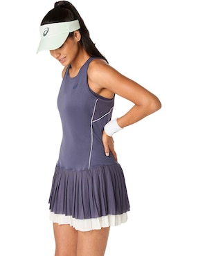 Vestido sin bra Asics corto tennis para mujer