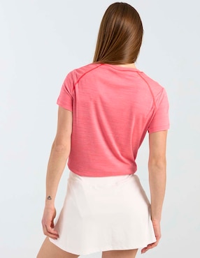 Playera deportiva para entrenamiento Reebok Id Core Melange de mujer