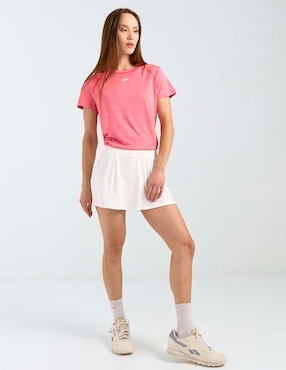 Playera deportiva para entrenamiento Reebok Id Core Melange de mujer