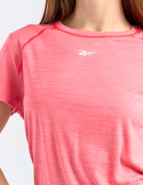 Playera deportiva para entrenamiento Reebok Id Core Melange de mujer