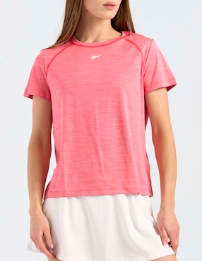 Playera deportiva para entrenamiento Reebok Id Core Melange de mujer