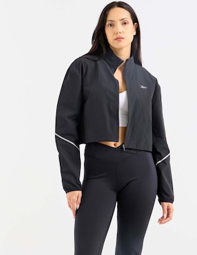 Chamarra casual Reebok para mujer