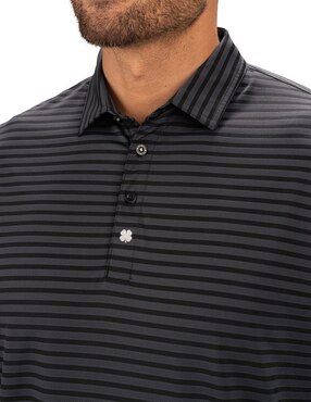 Playera tipo polo casual Black Clover para hombre